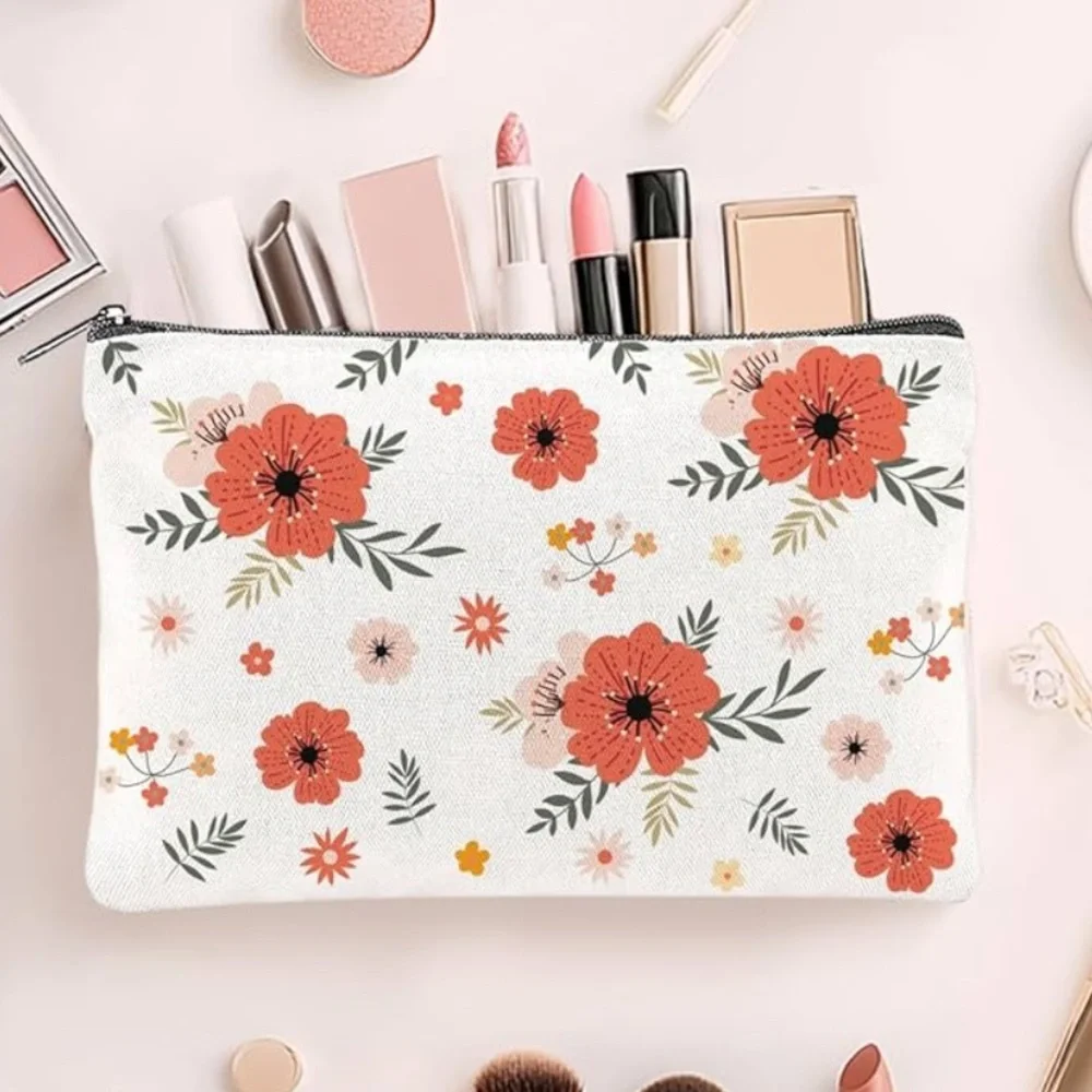 Floral Makeup Pouch